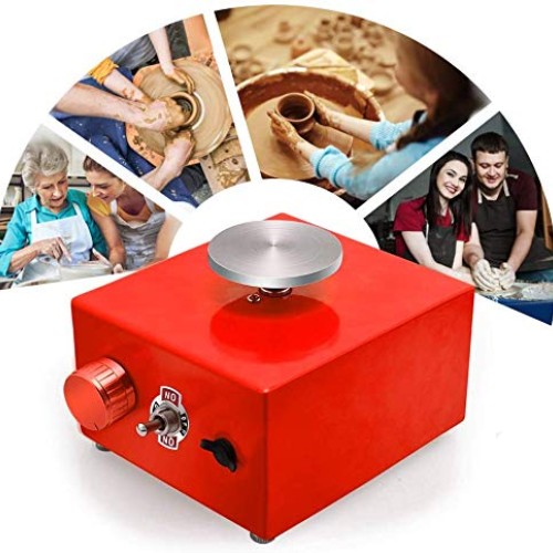 Mini Pottery Wheel, 6.5cm 10cm Turntable Mini Pottery Machine Elec...