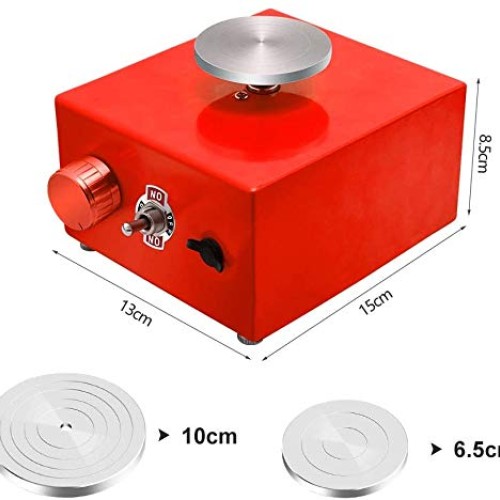 Mini Pottery Wheel, 6.5cm 10cm Turntable Mini Pottery Machine Elec...
