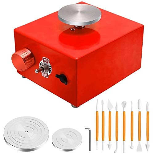 Mini Pottery Wheel, 6.5cm 10cm Turntable Mini Pottery Machine Elec...