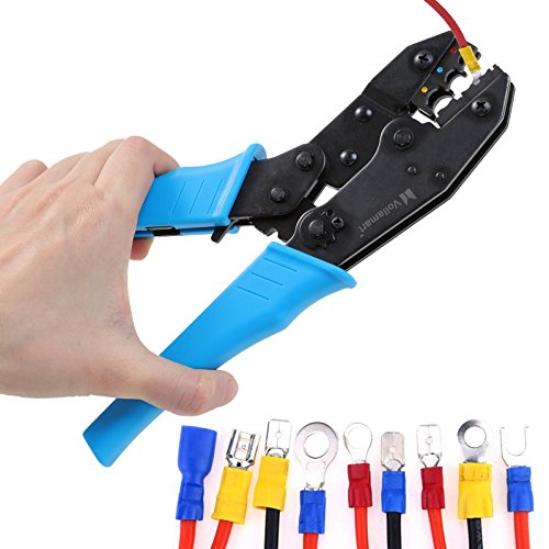 Voilamart Insulated Wire Crimper, Adjustable Wire Terminals Connec...