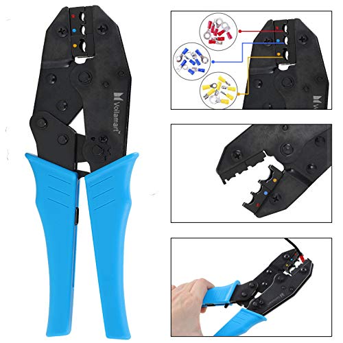 Voilamart Insulated Wire Crimper, Adjustable Wire Terminals Connec...