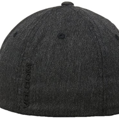 Volcom Mens Full Stone Heather Flexfit Stretch Twill Hat,Charcoal...