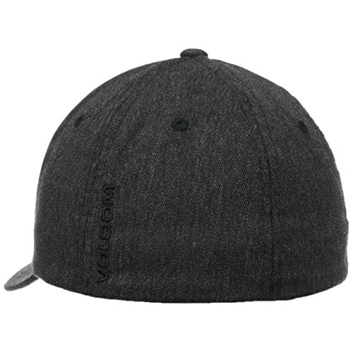 Volcom Mens Full Stone Heather Flexfit Stretch Twill Hat,Charcoal...