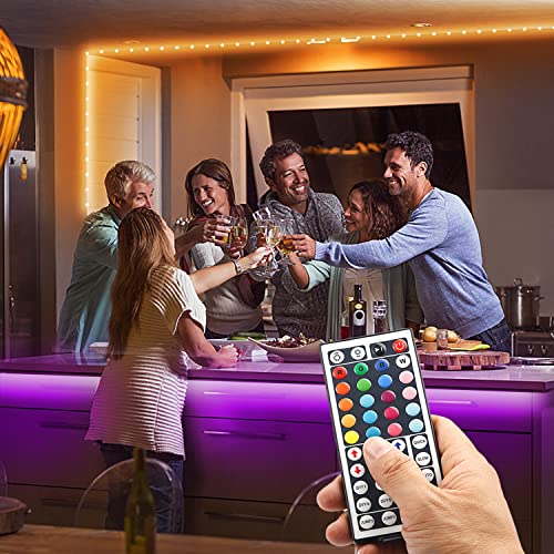 VOLIVO Smart Led Strip Lights 100ft, RGB App Controlled Bluetooth ...