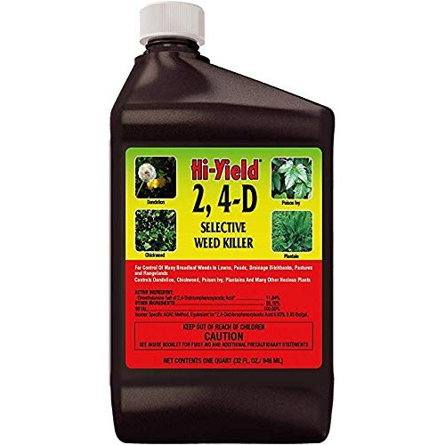 V.P.G. FH21415 Quart ~ Hi-Yield 2,4-D Selective Weed Killer ~ Quart