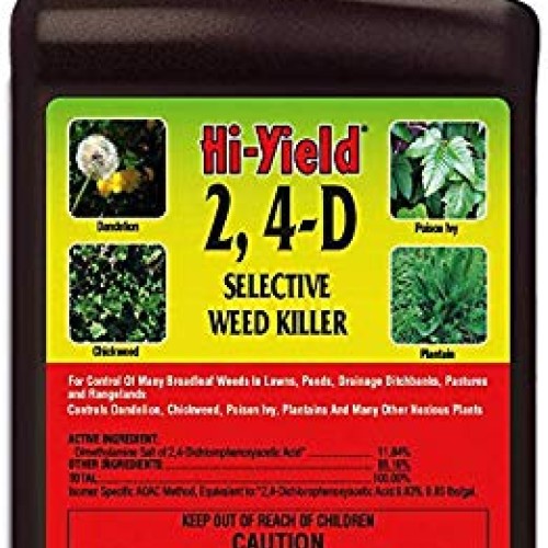 V.P.G. FH21415 Quart ~ Hi-Yield 2,4-D Selective Weed Killer ~ Quart