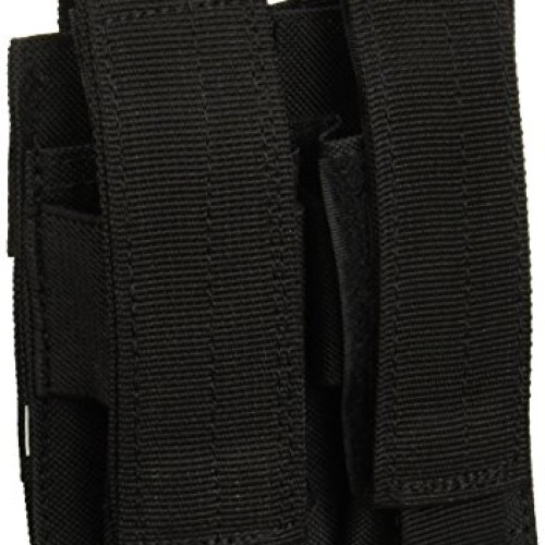 VooDoo Tactical 20-7975001000 Pistol Mag Pouch, Black, Double
