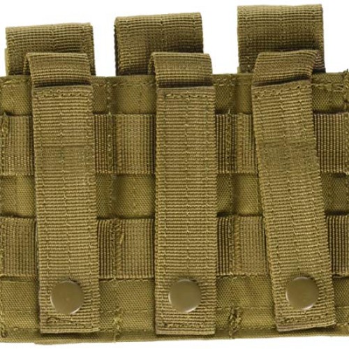 Voodoo Tacticalpistol Triple Mag Pouch, Coyote