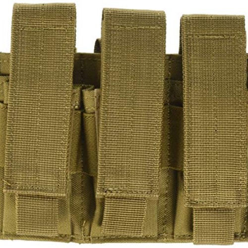 Voodoo Tacticalpistol Triple Mag Pouch, Coyote