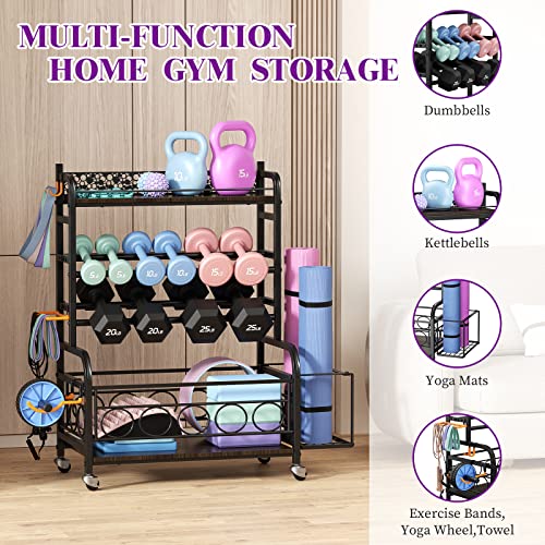 Weight Rack for Dumbbells, Dumbbell Rack Weight Stand, VOPEAK Home...