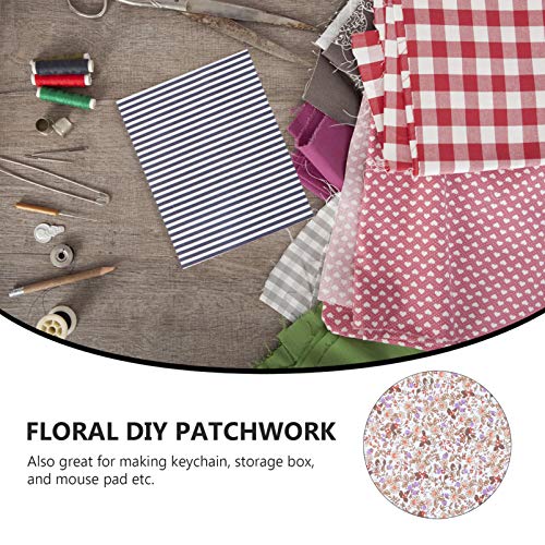 Cotton Fabric Craft Squares Quilting Sewing Floral Precut Fabric S...