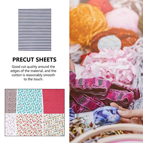 Cotton Fabric Craft Squares Quilting Sewing Floral Precut Fabric S...