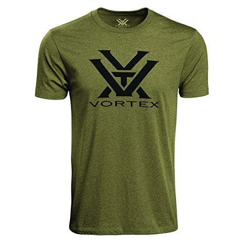 Vortex Optics Logo Short Sleeve T-Shirts Military Heather, X-Large