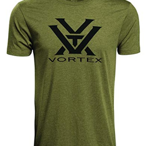 Vortex Optics Logo Short Sleeve T-Shirts Military Heather, X-Large