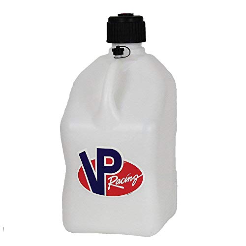 4 Pack VP 5 Gallon Square White Racing Utility Jugs