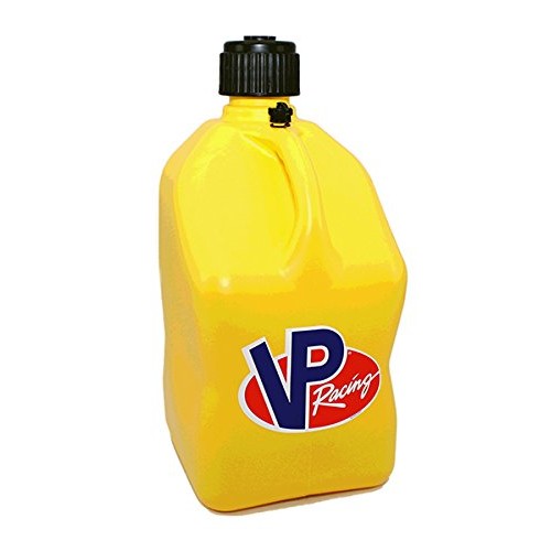 4 Pack VP 5 Gallon Square Yellow Racing Utility Jugs