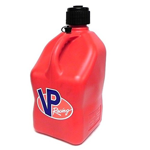 2 Pack VP 5 Gallon Square Red Racing Utility Jugs with 2 Deluxe Fi...