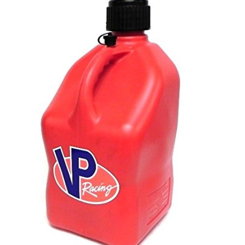 2 Pack VP 5 Gallon Square Red Racing Utility Jugs with 2 Deluxe Fi...