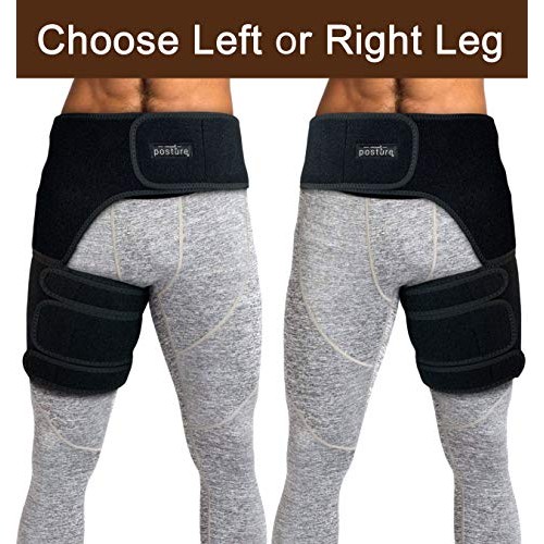 Vriksasana Groin Hip Brace | Sciatica Support Wrap | Hamstring Com...