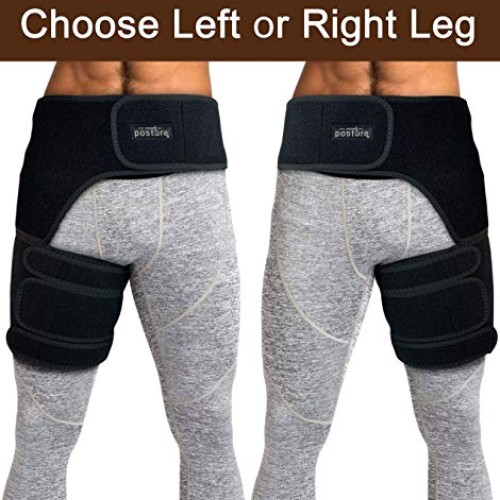 Vriksasana Groin Hip Brace | Sciatica Support Wrap | Hamstring Com...