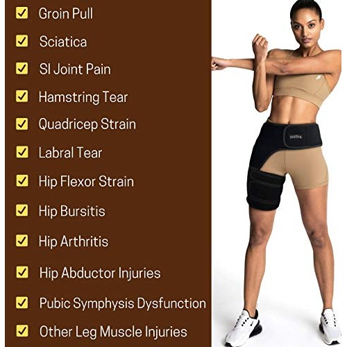 Vriksasana Groin Hip Brace | Sciatica Support Wrap | Hamstring Com...