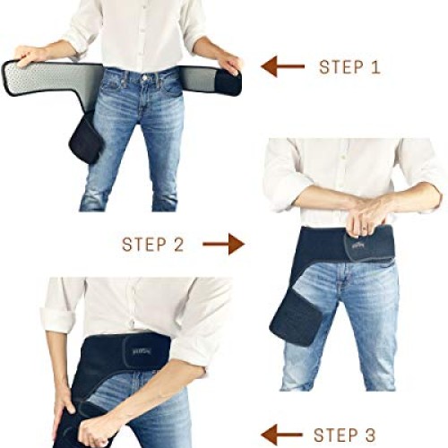 Vriksasana Groin Hip Brace | Sciatica Support Wrap | Hamstring Com...