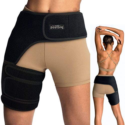 Vriksasana Groin Hip Brace | Sciatica Support Wrap | Hamstring Com...