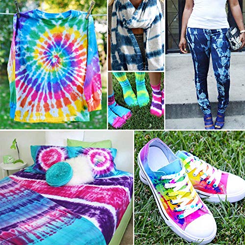 32 Color Tie Dye Kit for Kids,Vsadey Tie-Dye Kits for Dying Fabric...