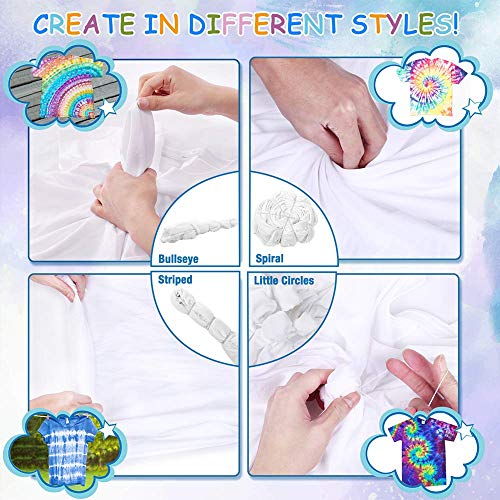 32 Color Tie Dye Kit for Kids,Vsadey Tie-Dye Kits for Dying Fabric...