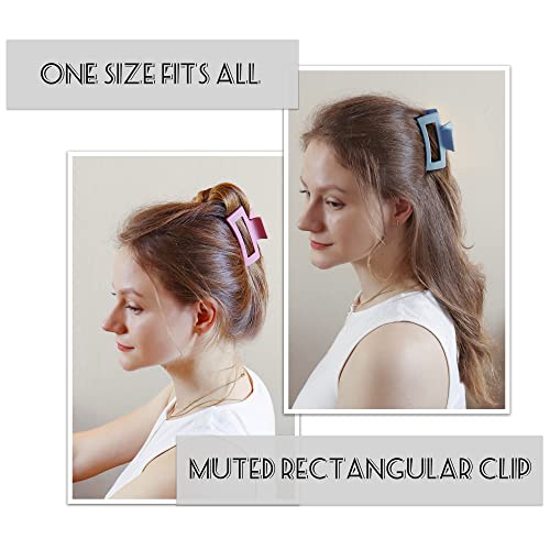 Vsiopy 10pcs Hair Claw Clips for Women Hair, 3.5 Inch Nonslip Medi...