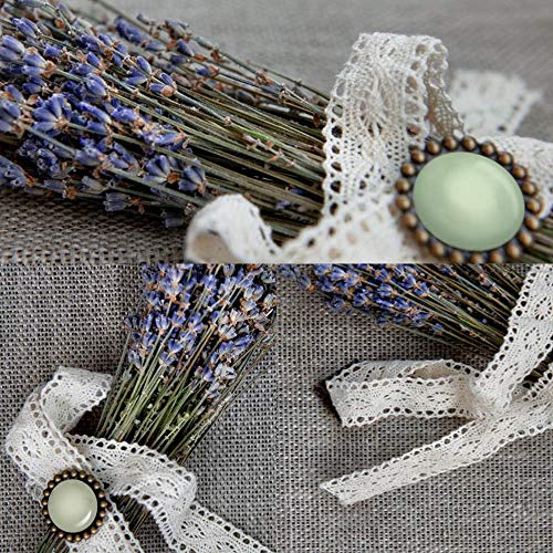 VU100 22 Yards Crochet Cotton Lace Trim Ribbon,4 Rolls Vintage Sew...
