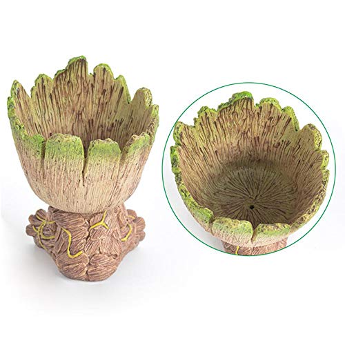 VUBD Groot Decoration 1pc Large Tree Man Pen Holder Flower Pot Bab...