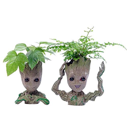 VUBD Groot Decoration 1pc Large Tree Man Pen Holder Flower Pot Bab...