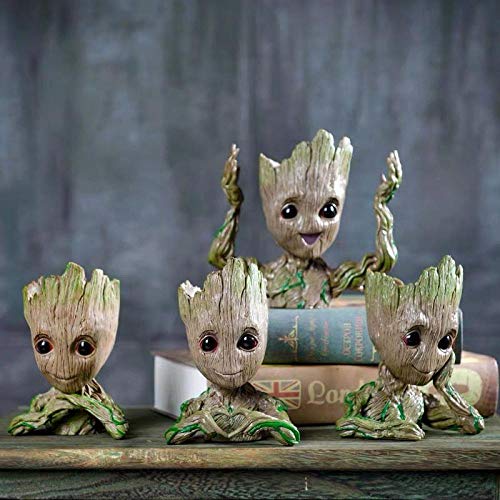 VUBD Groot Decoration 1pc Large Tree Man Pen Holder Flower Pot Bab...