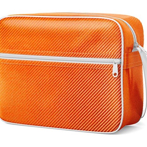 VViViD Orange Carbon Fiber Weatherproof Faux Leather Finish Marine...