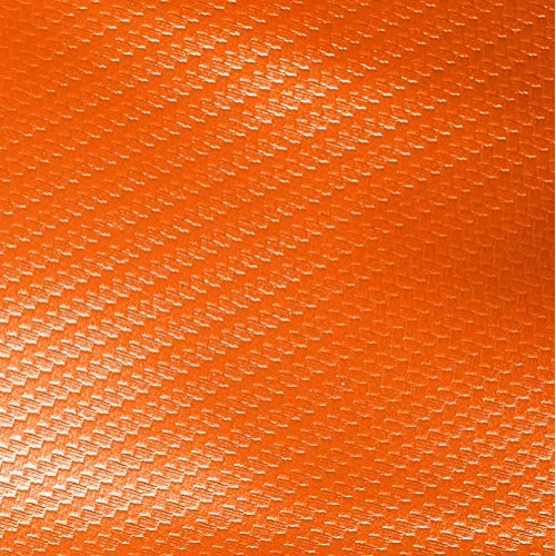 VViViD Orange Carbon Fiber Weatherproof Faux Leather Finish Marine...