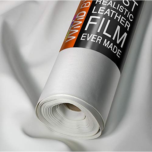 VViViD Bycast65 White Matte Top-Grain Faux Leather Marine Vinyl Fa...