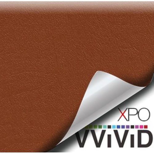 VViViD Light Brown Weatherproof Faux Leather Finish Marine Vinyl F...