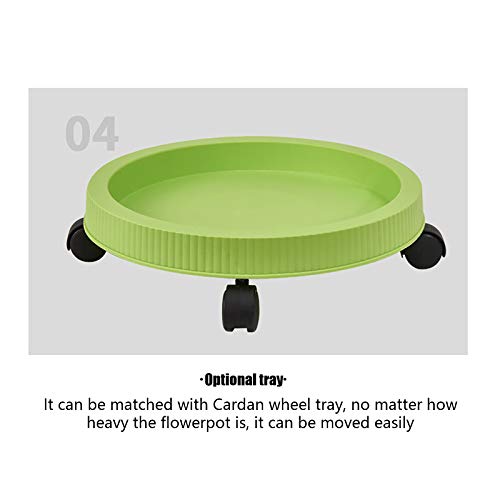 3PC Stackable Garden Planter Set with Removable Tray at The Bottom...