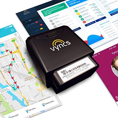 VyncsPro GPS Tracker No Monthly Fee 3G OBD Car Tracker Real Time G...