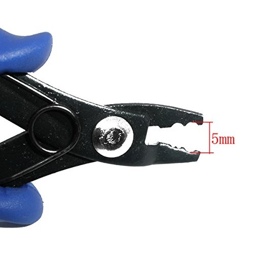 Jewelry Beading Crimper Pliers Bead Crimping Tool 13cm Blue
