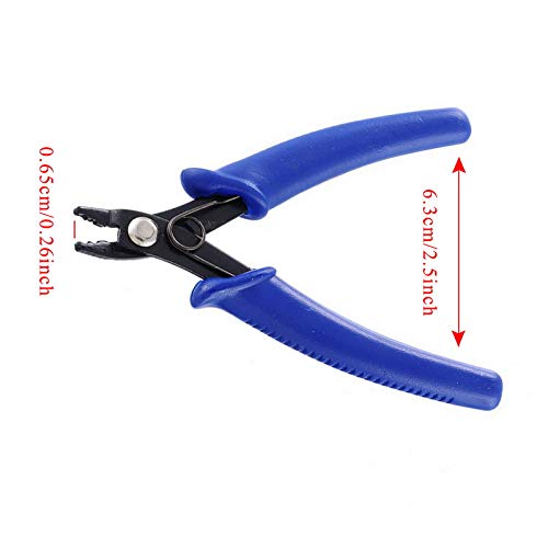 Jewelry Beading Crimper Pliers Bead Crimping Tool 13cm Blue