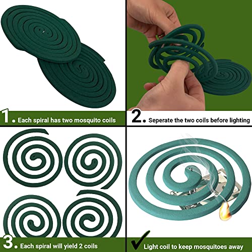 W4W Mosquito Repellent Coils - Outdoor Use Reaches Up to 10 feet -...