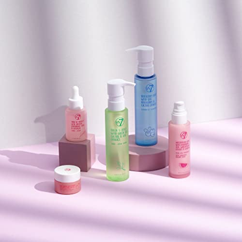 W7 Self-Care Skincare Gift Set - Moisturiser, Serum, Toner, Cleans...