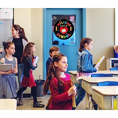 WaaHome Welcome Sign for Classroom Door Decorations 11.3 Welcome ...