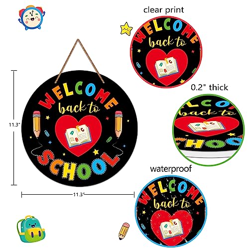 WaaHome Welcome Sign for Classroom Door Decorations 11.3 Welcome ...