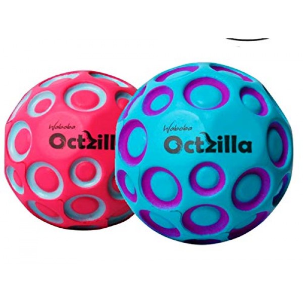 Waboba Octzilla Outdoor Bouncing Ball 2 Pack Toy Set | Playground ...