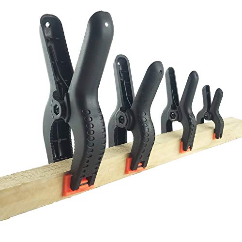 WAENLIR 6-Piece 6inch Nylon Spring Clamp Set Plastics Clips for ba...