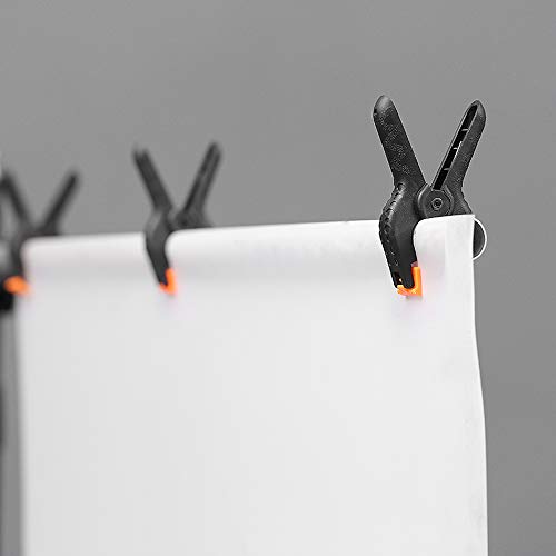 WAENLIR 6-Piece 6inch Nylon Spring Clamp Set Plastics Clips for ba...