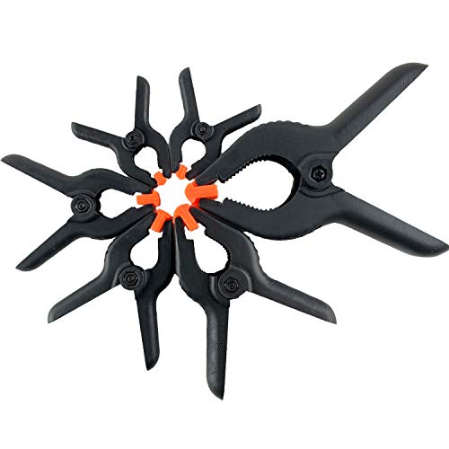 WAENLIR 6-Piece 6inch Nylon Spring Clamp Set Plastics Clips for ba...